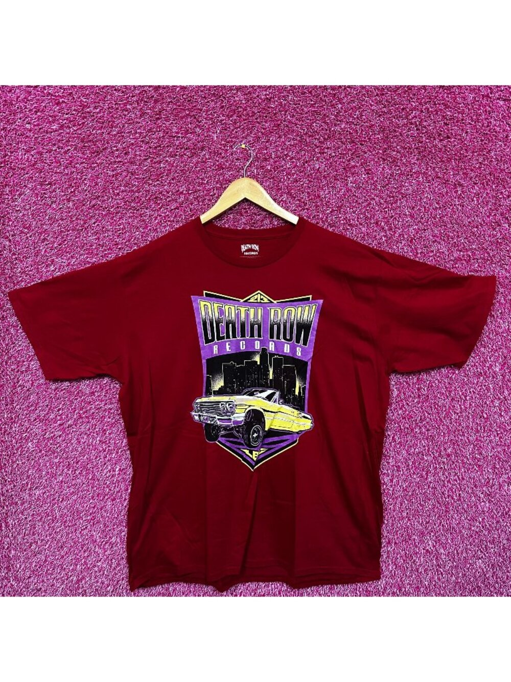 Death Row Records Hip Hop Tshirt size Red Tee 2X